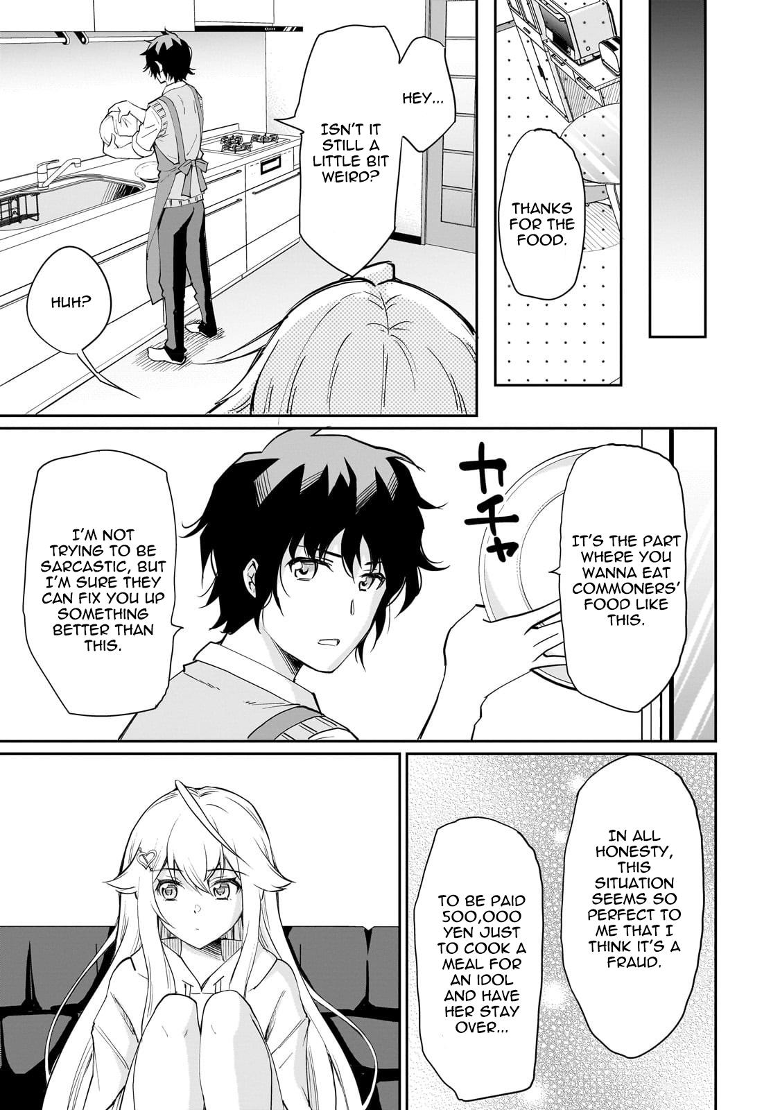 A Very Popular Idol Classmate has Taken a Liking to Me, a Person Who doesn’t Want to Work for my Whole Life Chapter 4.1 page 9 - 