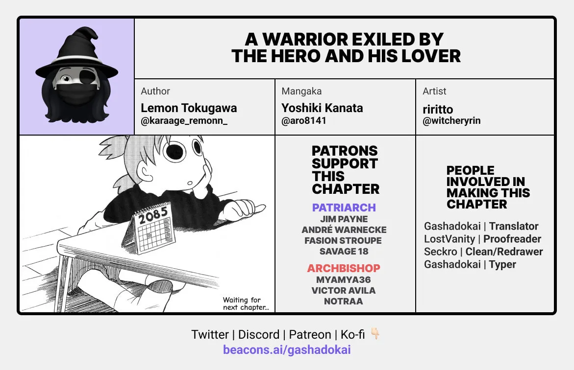 A Warrior Exiled by the Hero and His Lover Chapter 15 page 61 - 