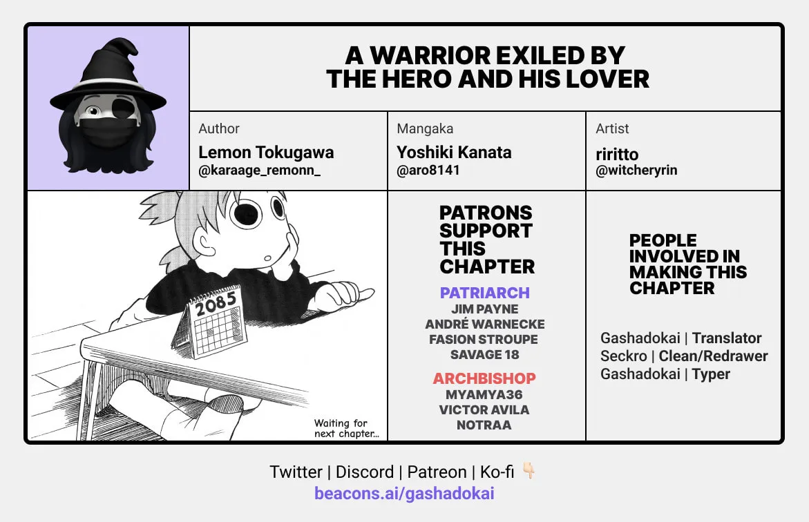 A Warrior Exiled by the Hero and His Lover Chapter 16 page 61 - 