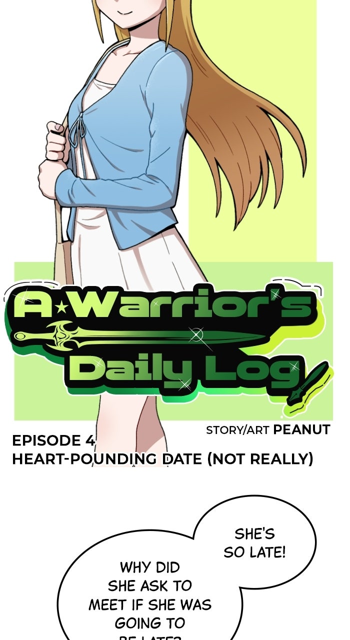 A Warrior’s Daily Log Ep. 4 - Heart-Pounding Date (Not Really) page 6 - 