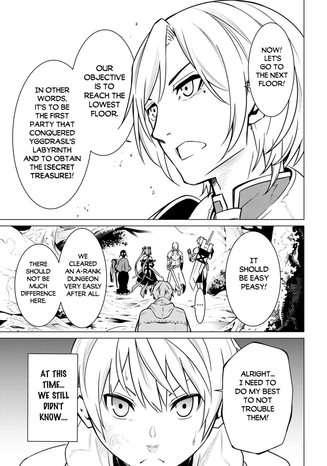 A White Mage Who Was Exiled After Being Handed a Knife in an SSS-Rank Dungeon: Due to the Curse of Yggdrasil, He Overcame His Weak Point, Lack of Magical Power, and Became the Strongest in the World Chapter 1 page 16 - 