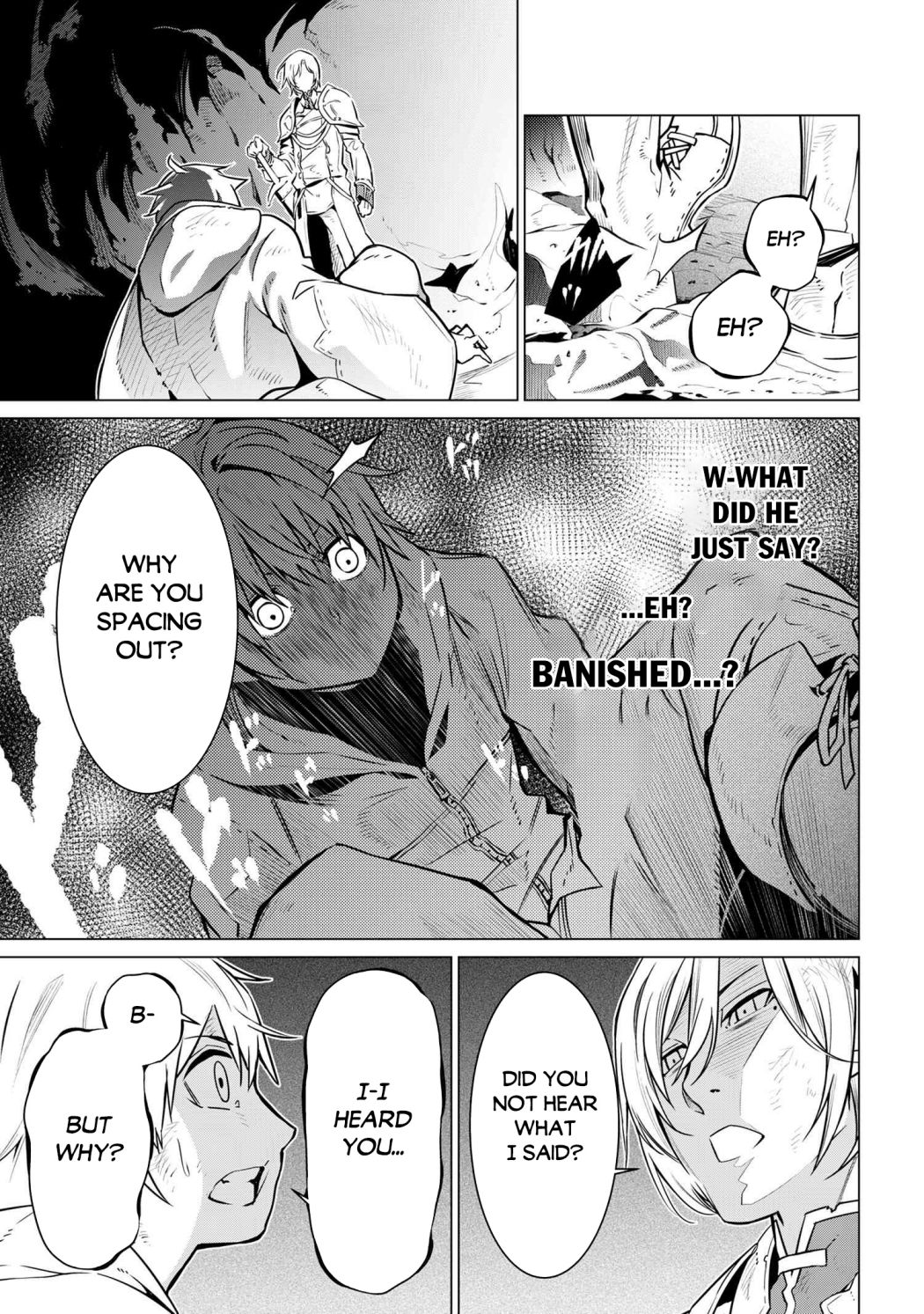 A White Mage Who Was Exiled After Being Handed a Knife in an SSS-Rank Dungeon: Due to the Curse of Yggdrasil, He Overcame His Weak Point, Lack of Magical Power, and Became the Strongest in the World Chapter 1 page 26 - 