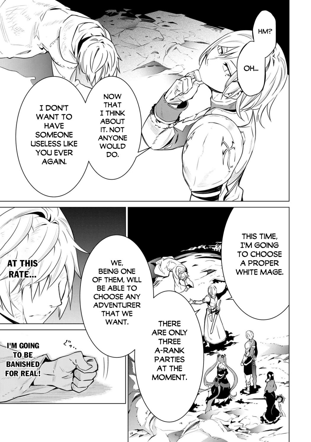 A White Mage Who Was Exiled After Being Handed a Knife in an SSS-Rank Dungeon: Due to the Curse of Yggdrasil, He Overcame His Weak Point, Lack of Magical Power, and Became the Strongest in the World Chapter 1 page 36 - 