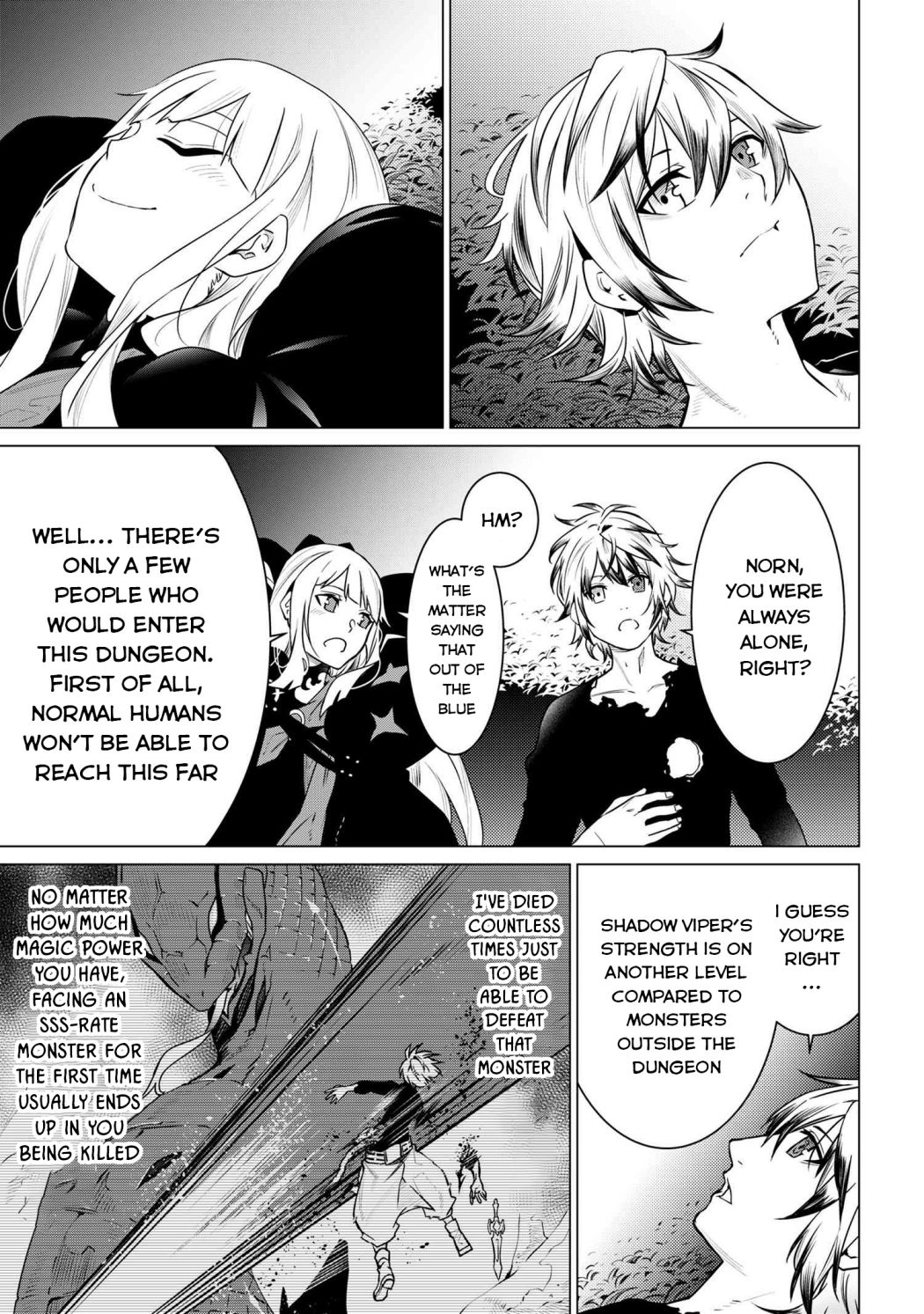 A White Mage Who Was Exiled After Being Handed a Knife in an SSS-Rank Dungeon: Due to the Curse of Yggdrasil, He Overcame His Weak Point, Lack of Magical Power, and Became the Strongest in the World Chapter 2.2 page 19 - 
