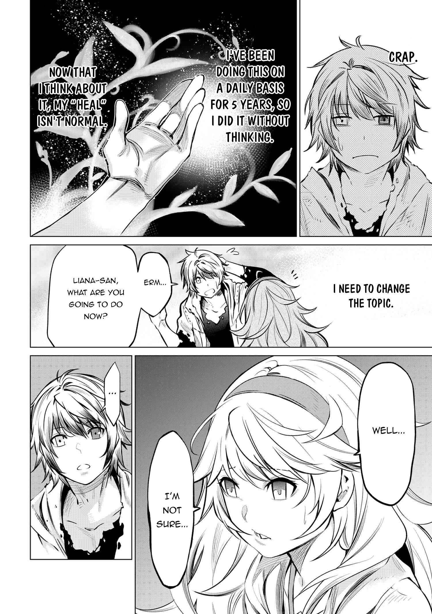 A White Mage Who Was Exiled After Being Handed a Knife in an SSS-Rank Dungeon: Due to the Curse of Yggdrasil, He Overcame His Weak Point, Lack of Magical Power, and Became the Strongest in the World Chapter 4.2 page 18 - 