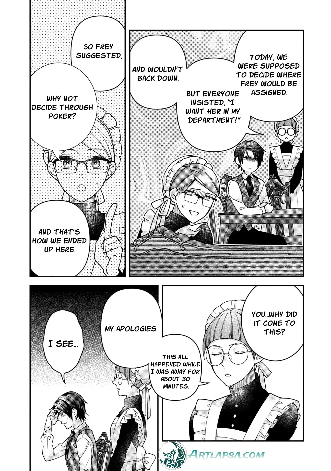 ‏a wife and a maid at the same time Chapter 3 page 27 - 