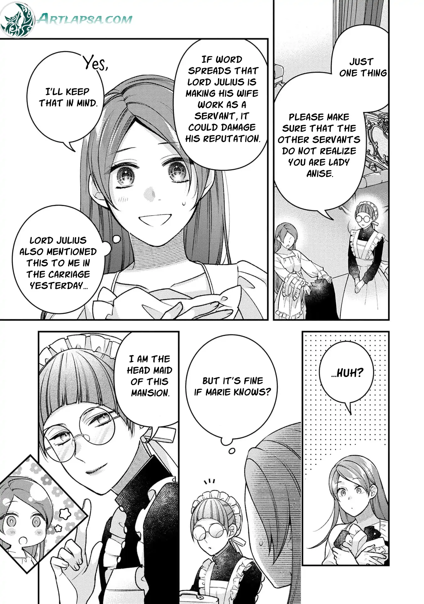 ‏a wife and a maid at the same time Chapter 3 page 7 - 