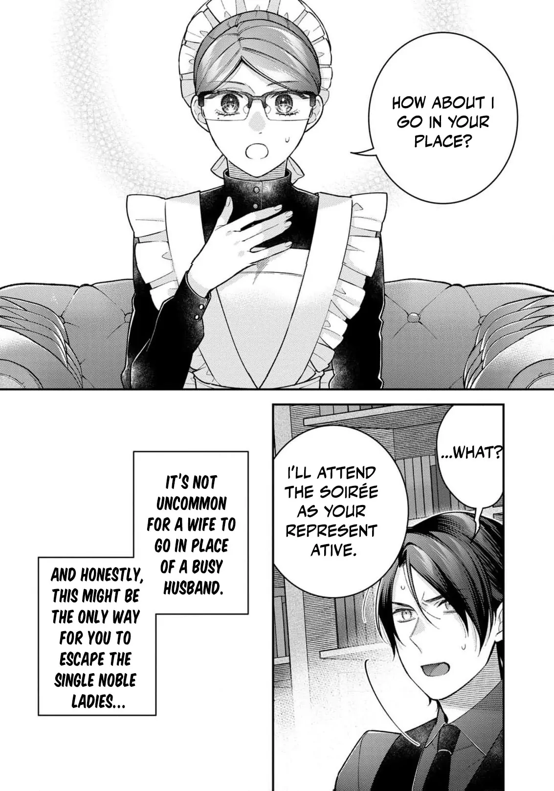 ‏a wife and a maid at the same time Chapter 8 page 12 - 