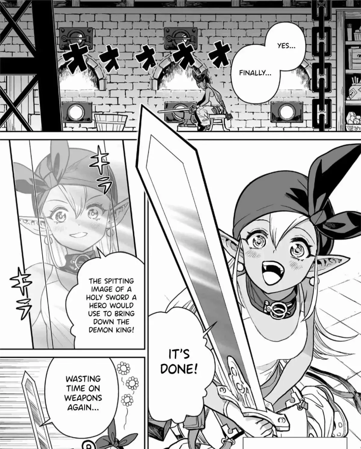 Abandoned ~Tsuyosugite Buki ga Kowareru Yuusha to Buki Shokunin no Elf~ Chapter 1 page 3 - 
