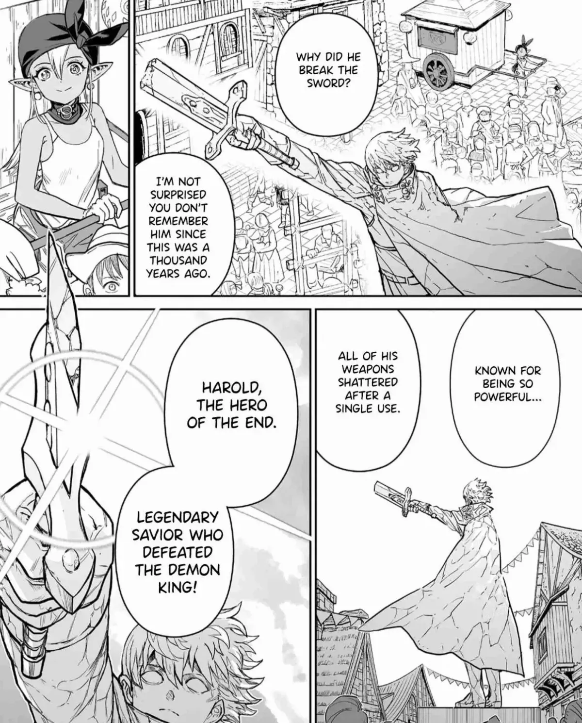 Abandoned ~Tsuyosugite Buki ga Kowareru Yuusha to Buki Shokunin no Elf~ Chapter 1 page 21 - 