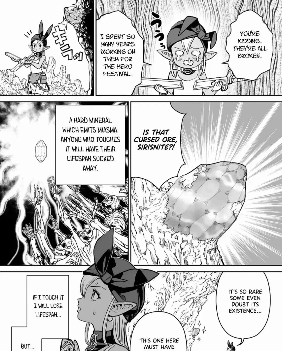 Abandoned ~Tsuyosugite Buki ga Kowareru Yuusha to Buki Shokunin no Elf~ Chapter 1 page 43 - 