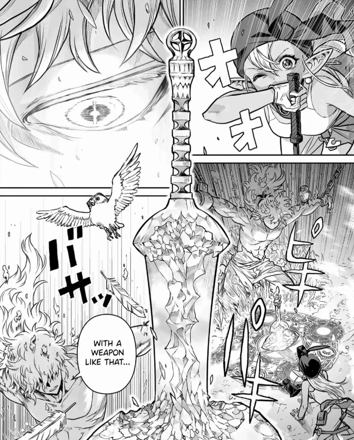 Abandoned ~Tsuyosugite Buki ga Kowareru Yuusha to Buki Shokunin no Elf~ Chapter 1 page 67 - 