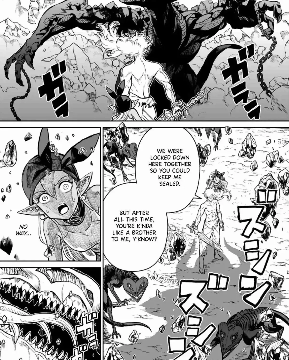 Abandoned ~Tsuyosugite Buki ga Kowareru Yuusha to Buki Shokunin no Elf~ Chapter 1 page 73 - 