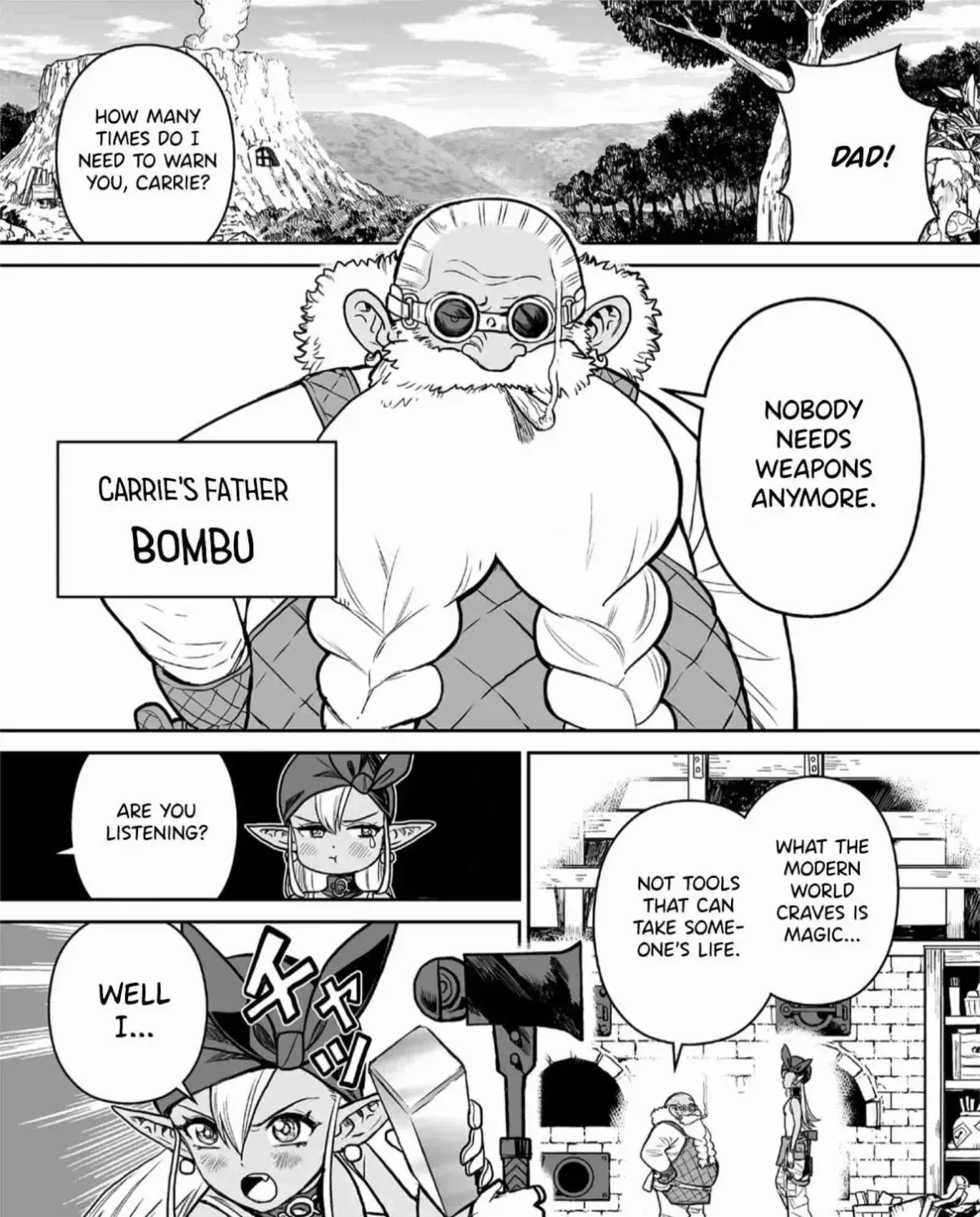 Abandoned ~Tsuyosugite Buki ga Kowareru Yuusha to Buki Shokunin no Elf~ Chapter 1 page 9 - 