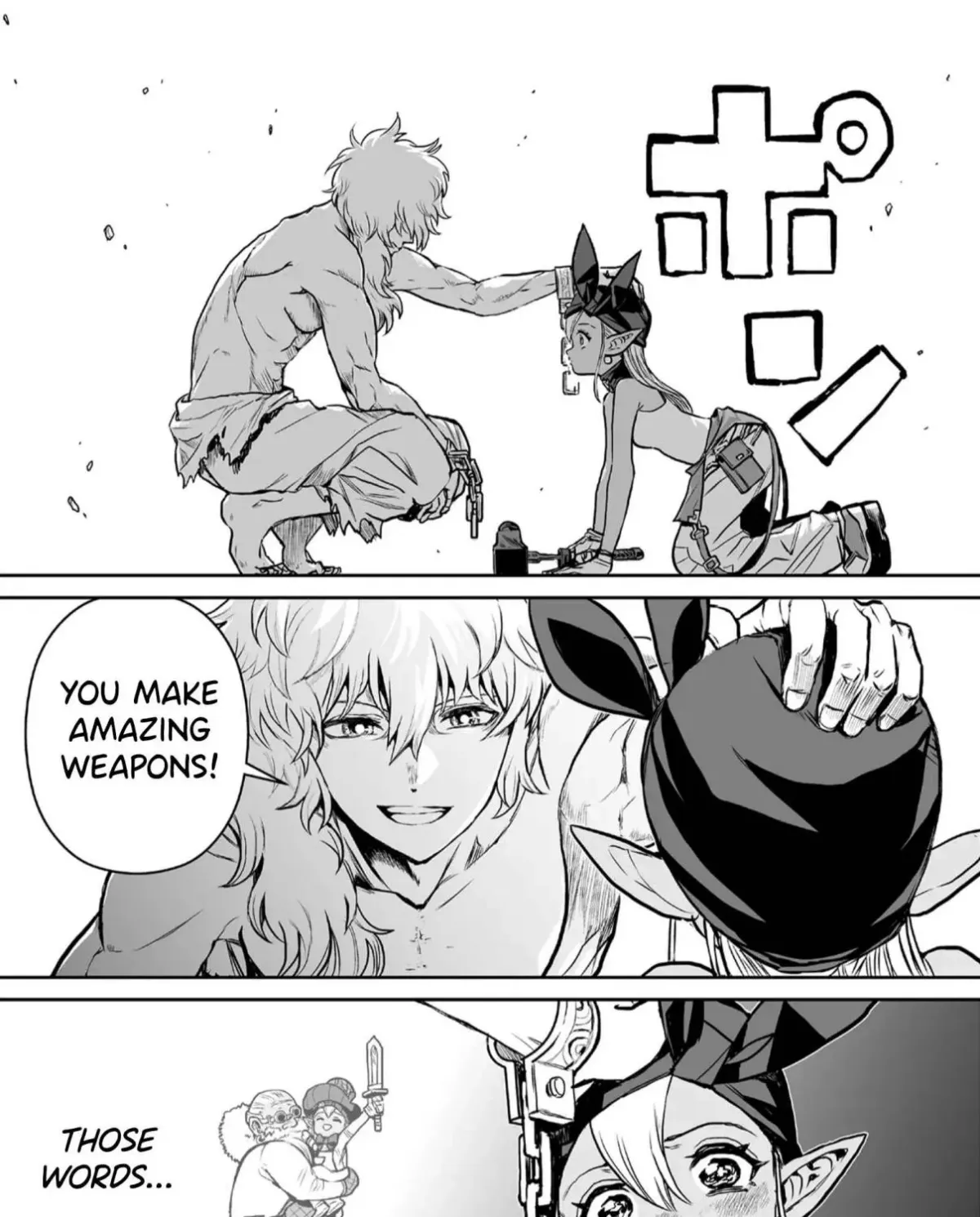 Abandoned ~Tsuyosugite Buki ga Kowareru Yuusha to Buki Shokunin no Elf~ Chapter 1 page 95 - 