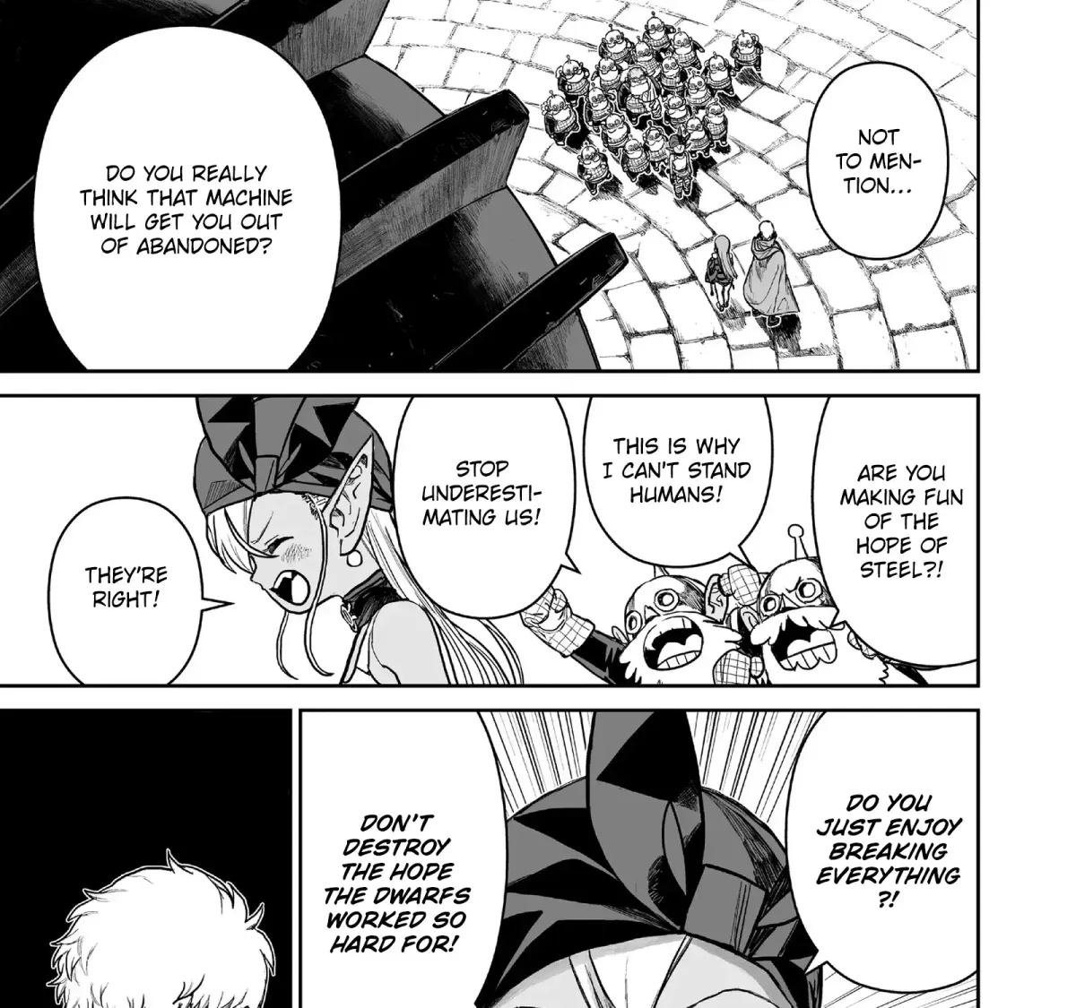 Abandoned ~Tsuyosugite Buki ga Kowareru Yuusha to Buki Shokunin no Elf~ Chapter 16 page 17 - 