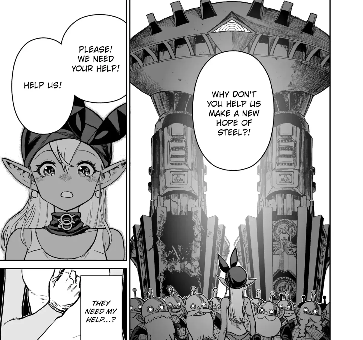 Abandoned ~Tsuyosugite Buki ga Kowareru Yuusha to Buki Shokunin no Elf~ Chapter 16 page 9 - 