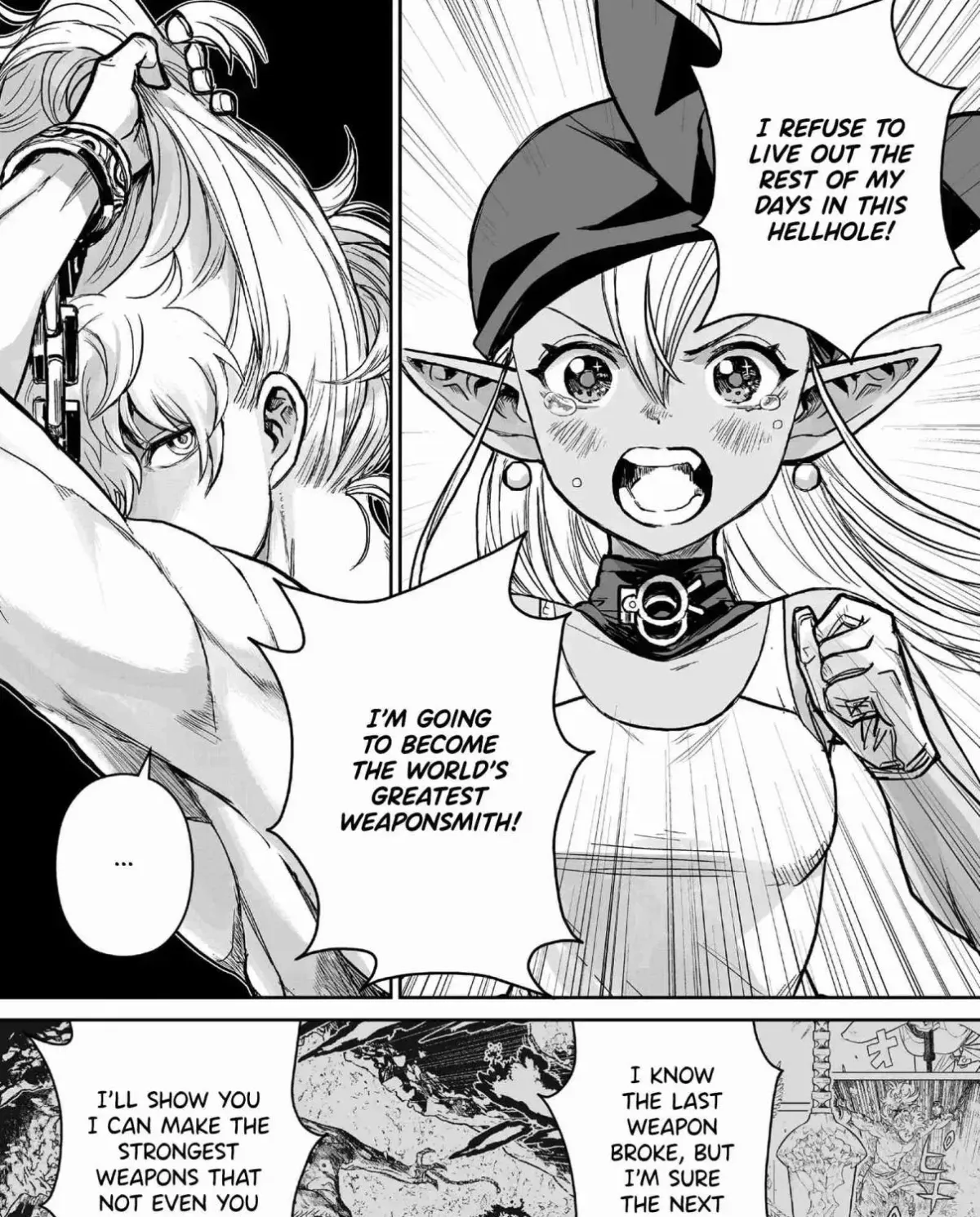Abandoned ~Tsuyosugite Buki ga Kowareru Yuusha to Buki Shokunin no Elf~ Chapter 2 page 21 - 