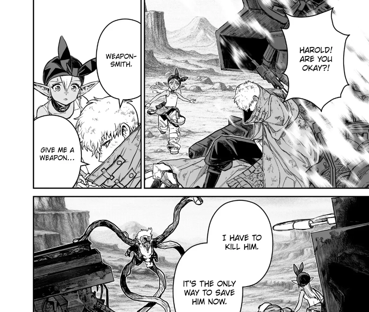 Abandoned ~Tsuyosugite Buki ga Kowareru Yuusha to Buki Shokunin no Elf~ Chapter 21 page 7 - 
