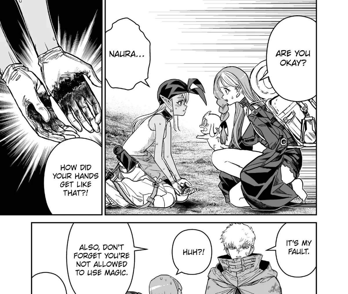 Abandoned ~Tsuyosugite Buki ga Kowareru Yuusha to Buki Shokunin no Elf~ Chapter 22 page 9 - 