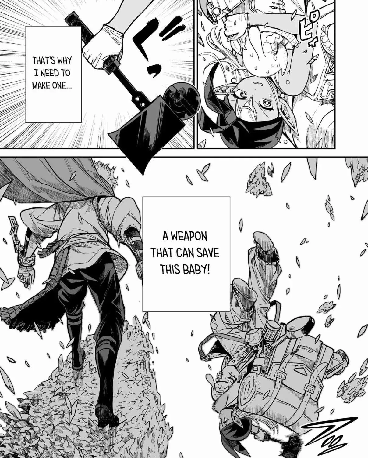 Abandoned ~Tsuyosugite Buki ga Kowareru Yuusha to Buki Shokunin no Elf~ Chapter 5 page 17 - 