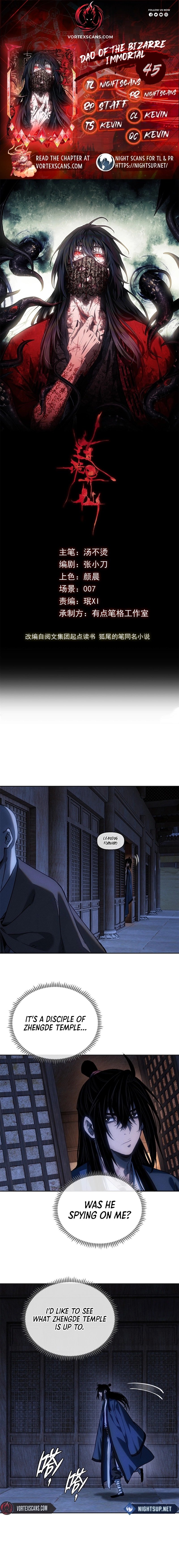 Abnormal Immortal Record of Spooky Daoist Chapter 45 page 1 - 