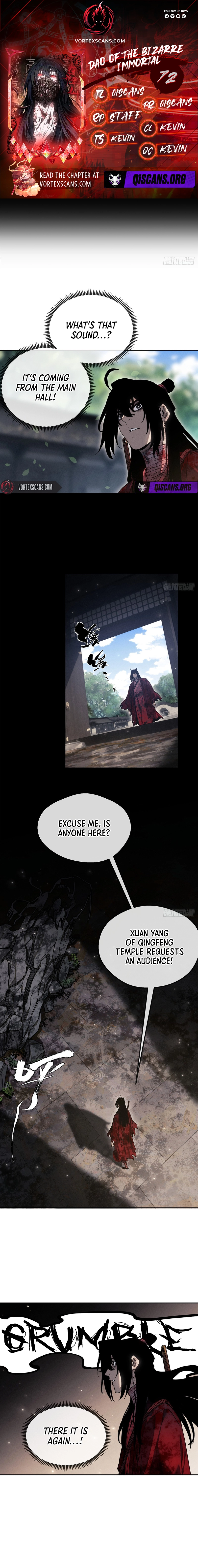 Abnormal Immortal Record of Spooky Daoist Chapter 72 page 1 - 