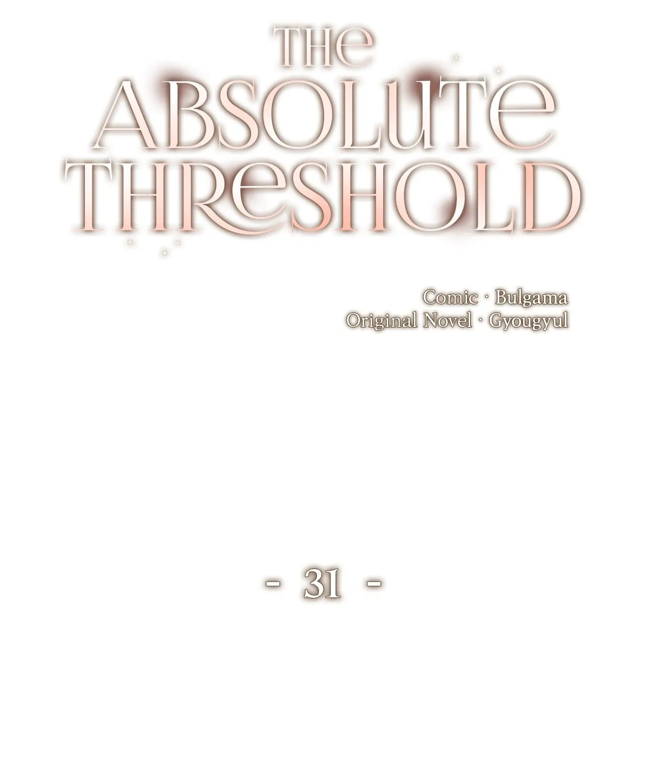 Absolute Threshold Chapter 31 page 145 - 