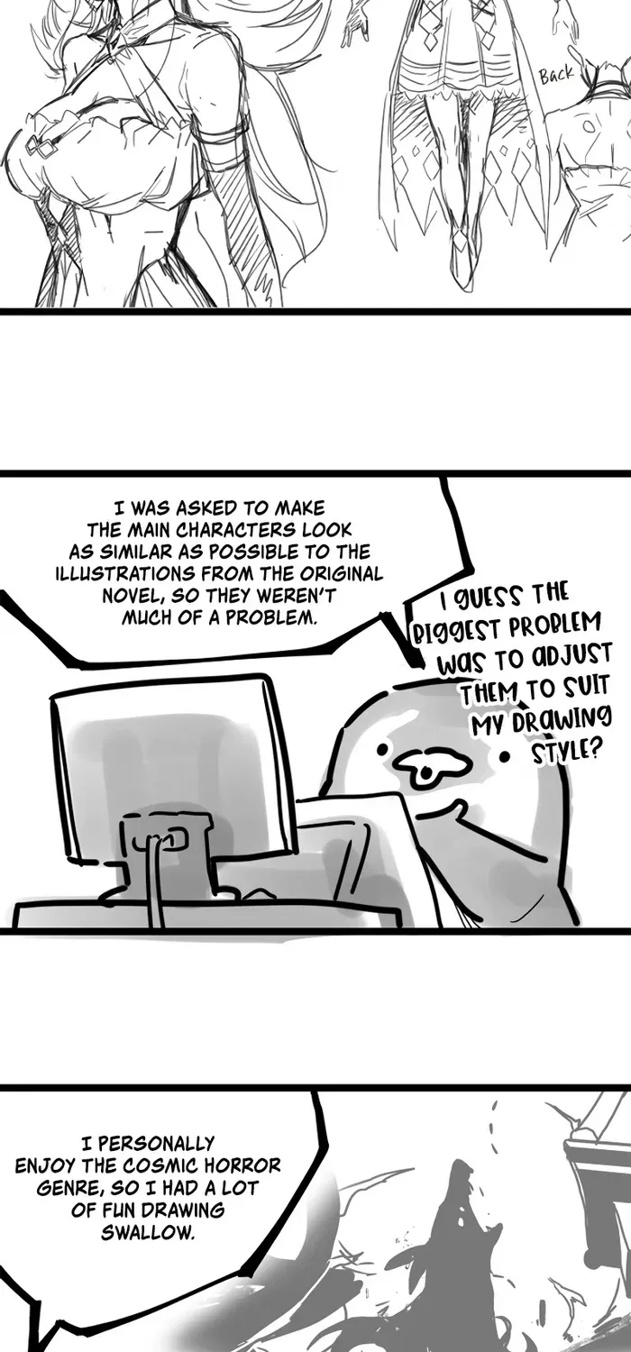Act Like a Boss Monster, Mr. Swallow! Chapter 70.5 page 4 - 