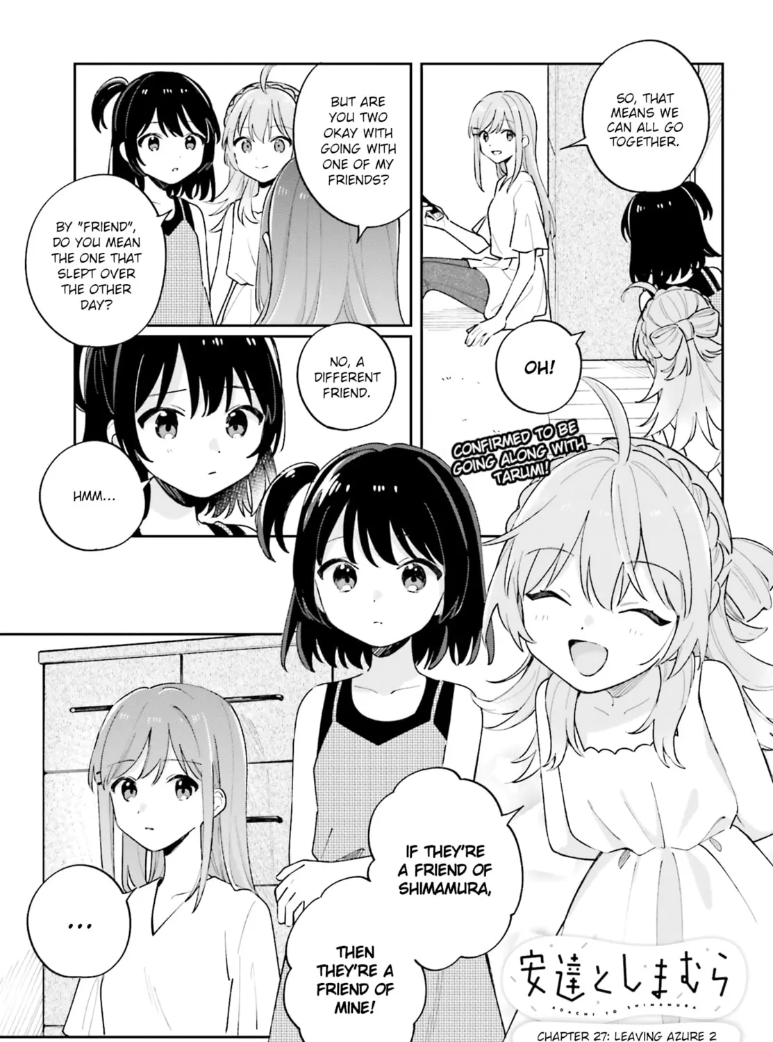Adachi and Shimamura Chapter 27.2 page 1 - 