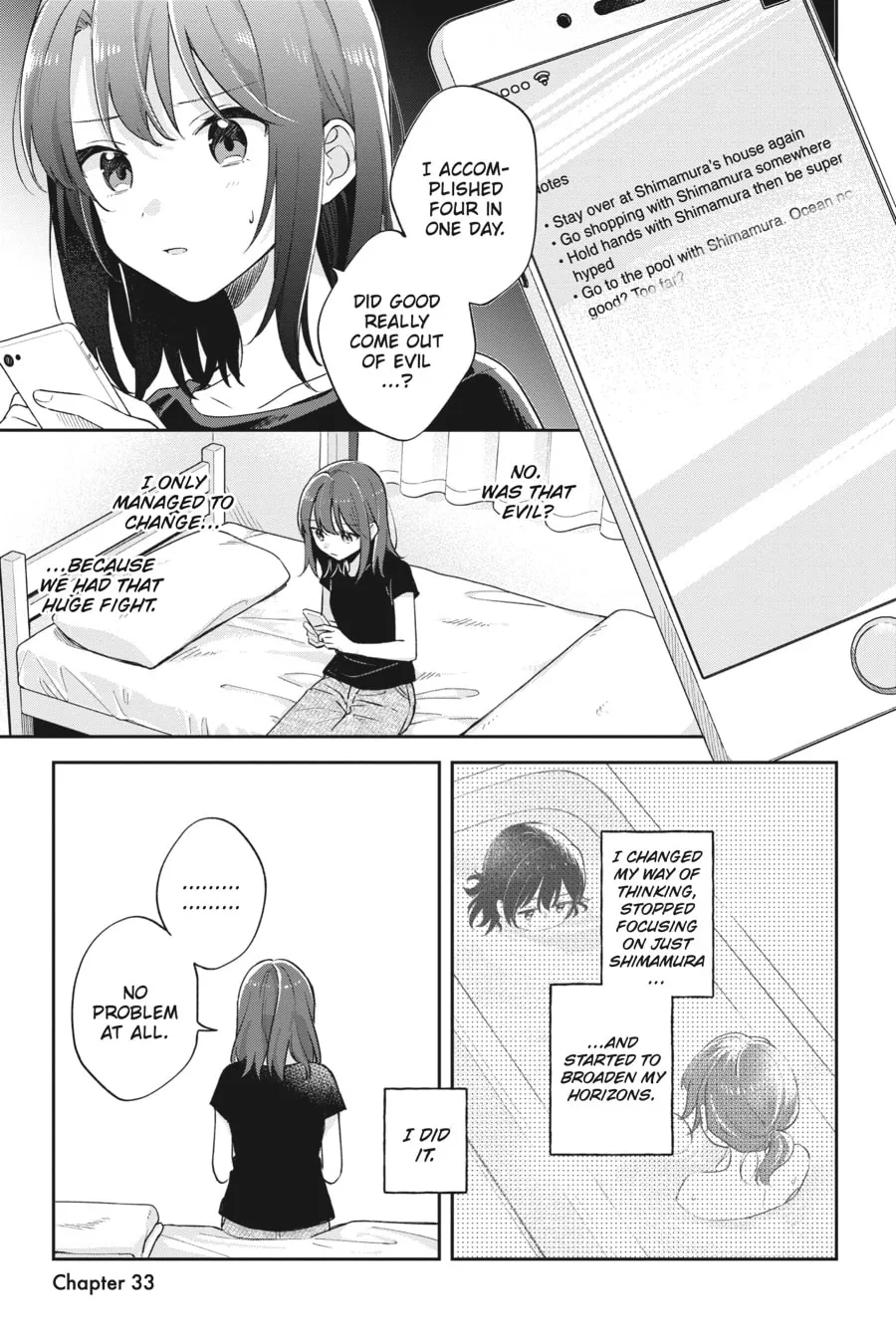 Adachi and Shimamura Chapter 33 page 1 - 