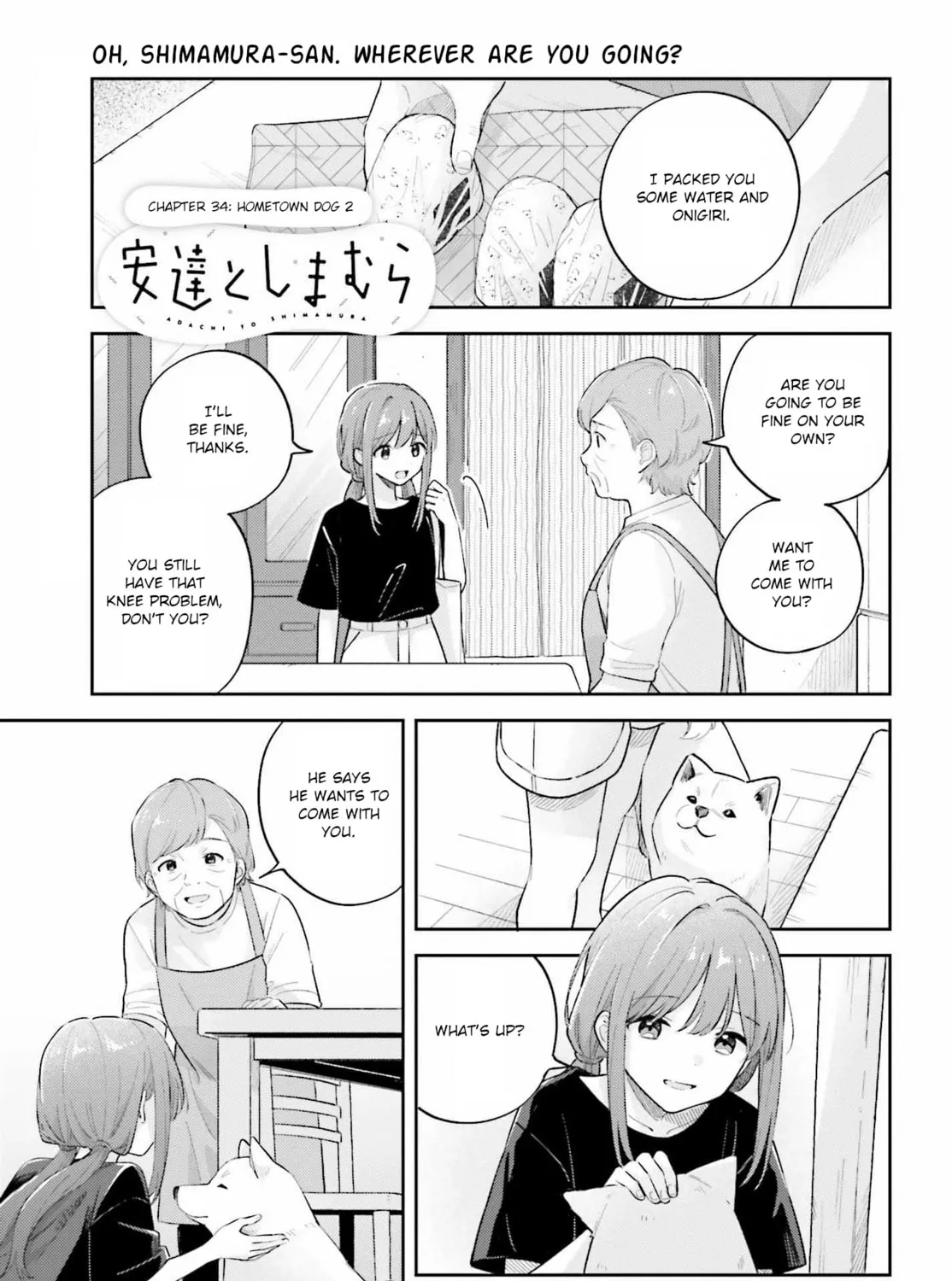 Adachi and Shimamura Chapter 37.2 page 1 - 