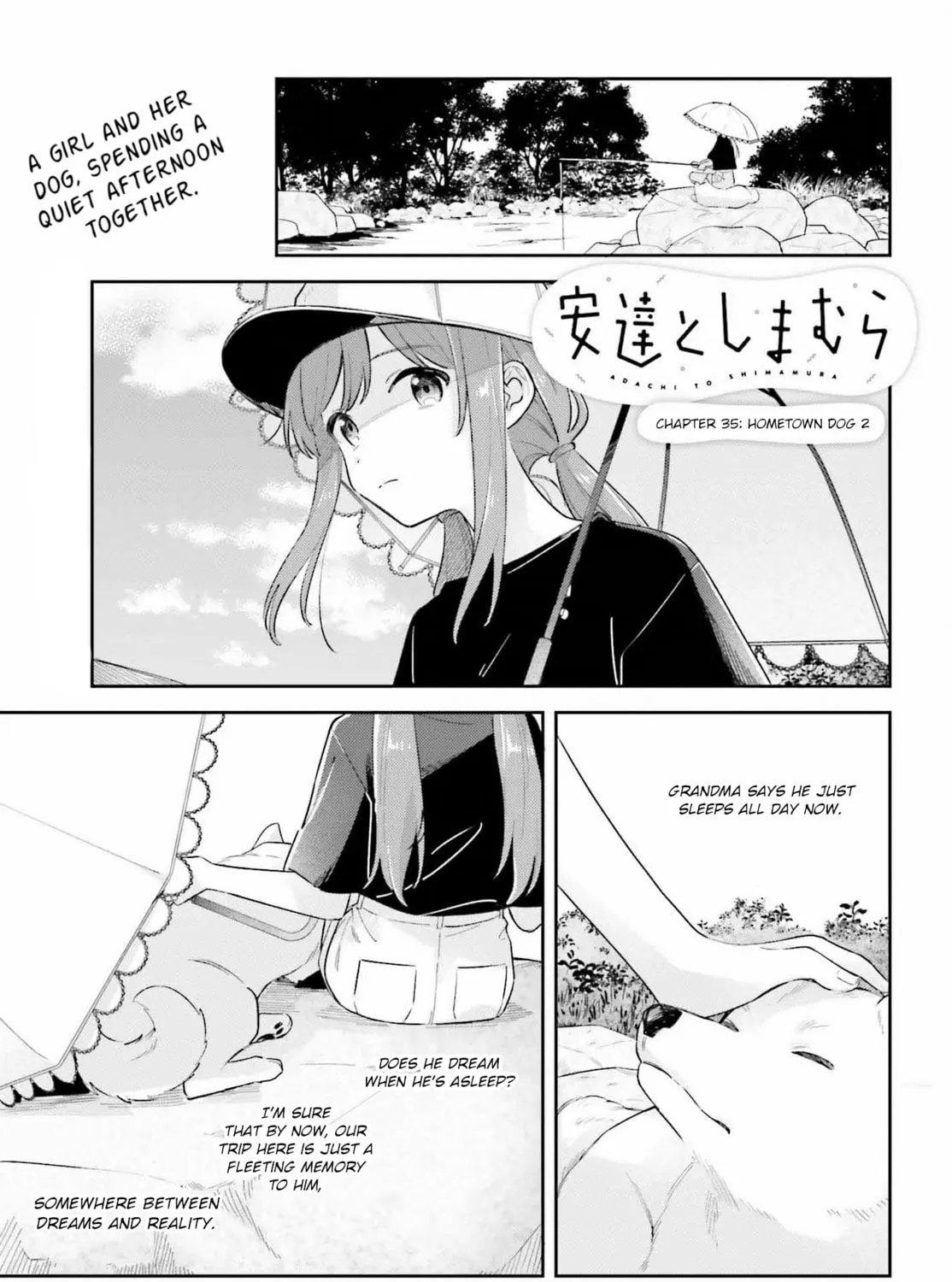 Adachi and Shimamura Chapter 38 page 1 - 