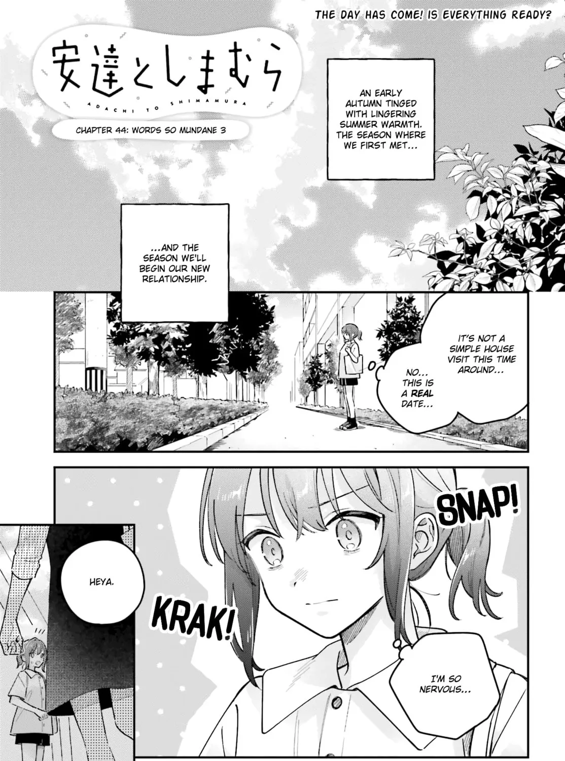 Adachi and Shimamura Chapter 41.3 page 1 - 