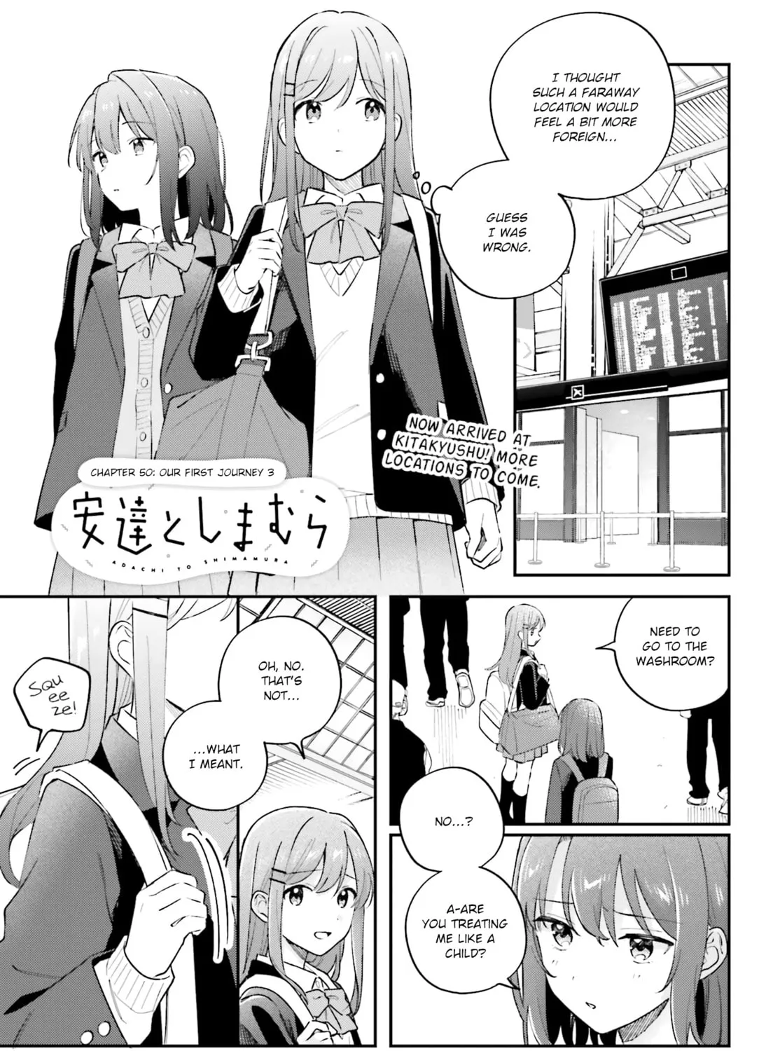 Adachi and Shimamura Chapter 44.3 page 1 - 