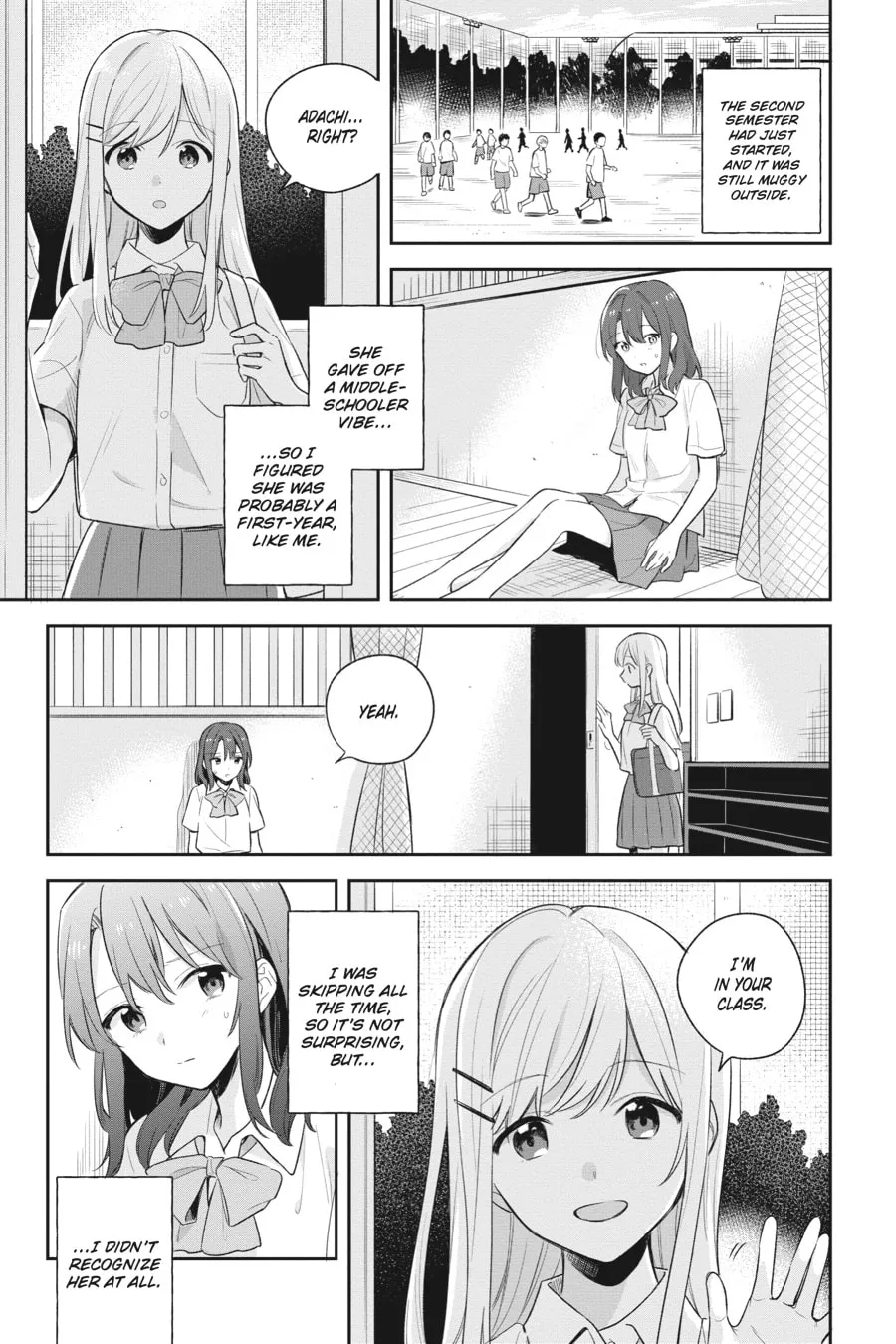Adachi and Shimamura Chapter 6 page 1 - 