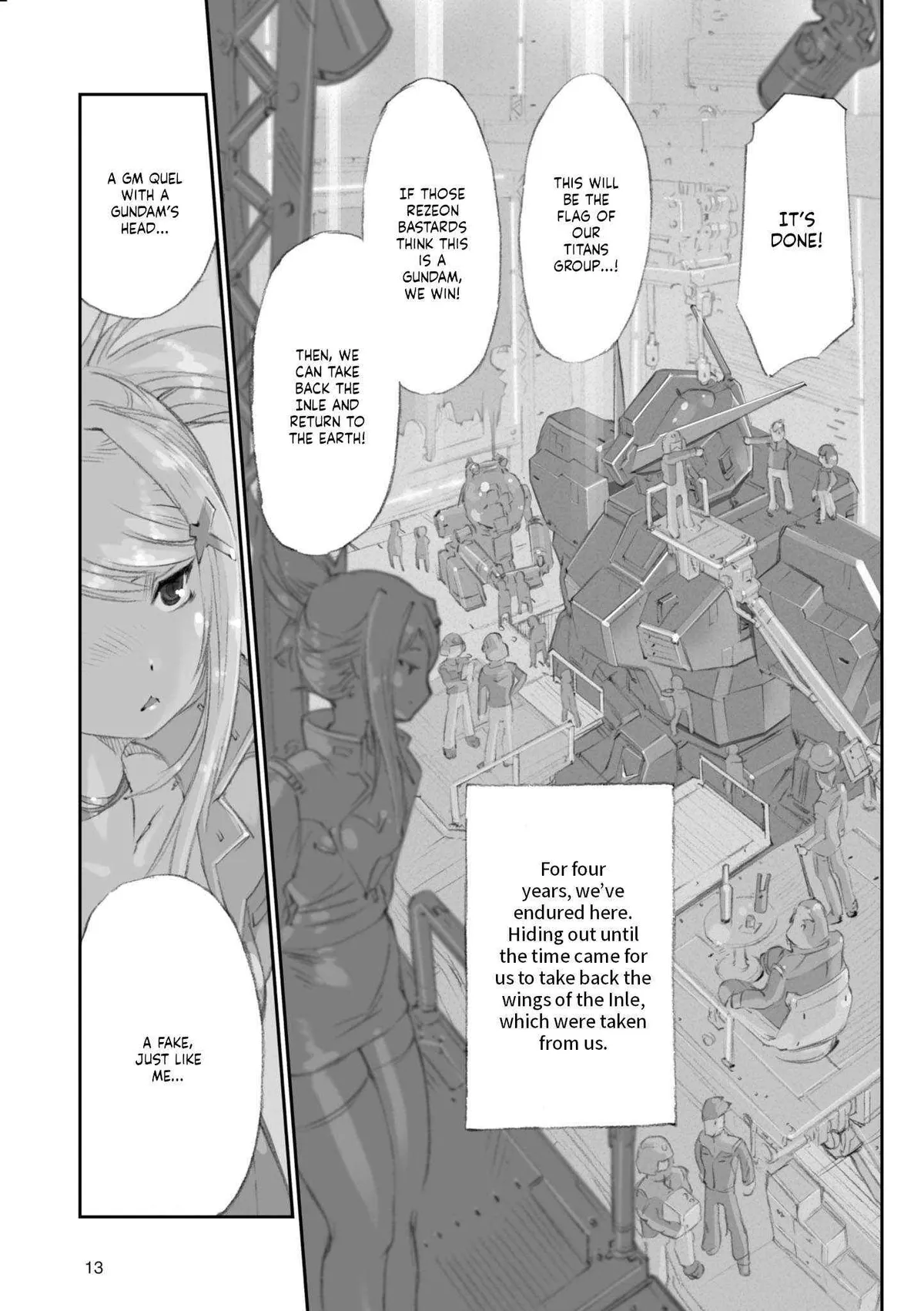 Advance of Zeta Re-Boot: Gundam Inle - Black Rabbit Had a Dream Chapter 4 page 15 - 