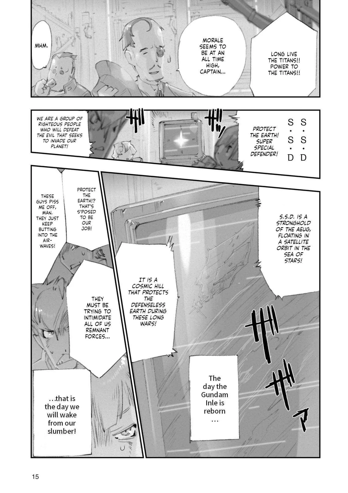 Advance of Zeta Re-Boot: Gundam Inle - Black Rabbit Had a Dream Chapter 4 page 17 - 