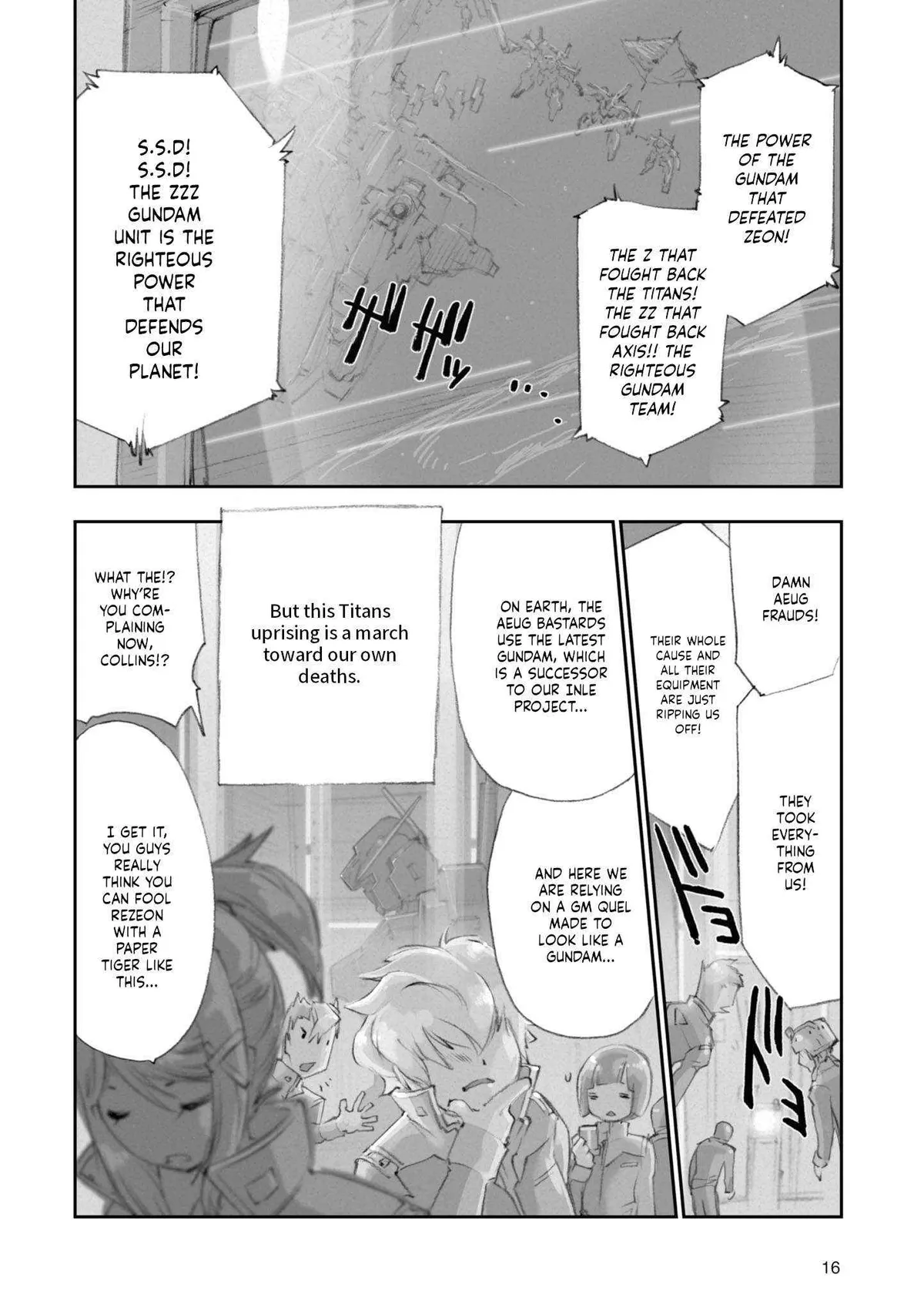 Advance of Zeta Re-Boot: Gundam Inle - Black Rabbit Had a Dream Chapter 4 page 18 - 