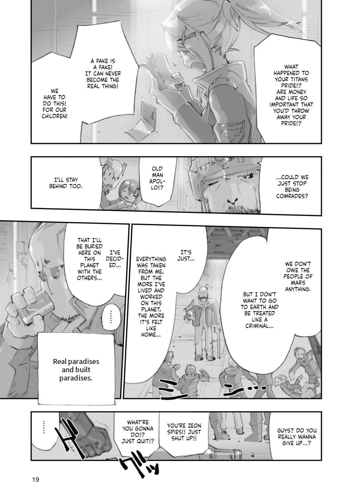 Advance of Zeta Re-Boot: Gundam Inle - Black Rabbit Had a Dream Chapter 4 page 21 - 