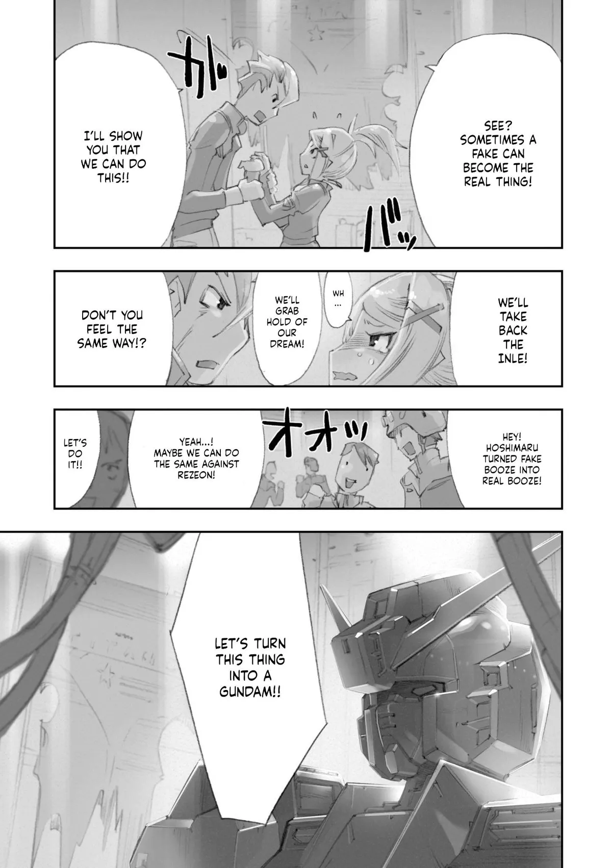 Advance of Zeta Re-Boot: Gundam Inle - Black Rabbit Had a Dream Chapter 4 page 23 - 