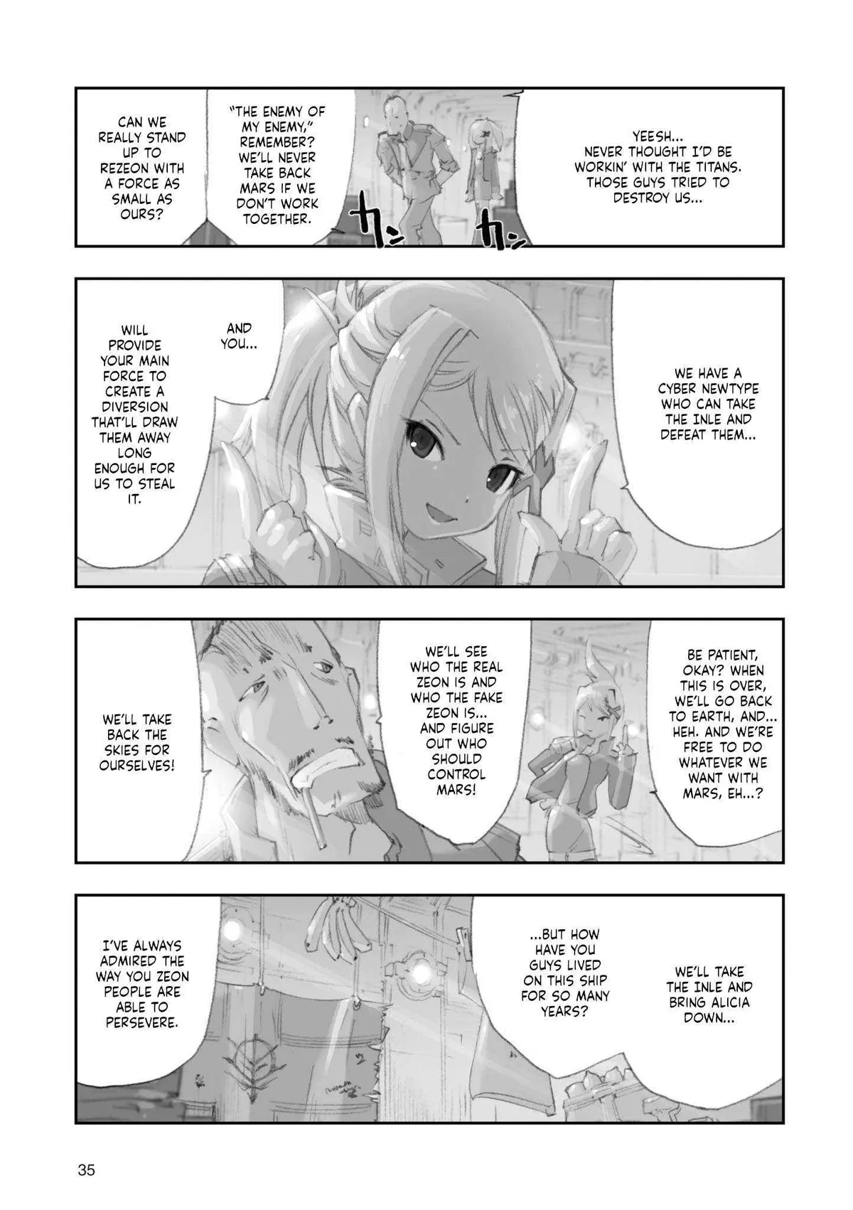 Advance of Zeta Re-Boot: Gundam Inle - Black Rabbit Had a Dream Chapter 5 page 6 - 