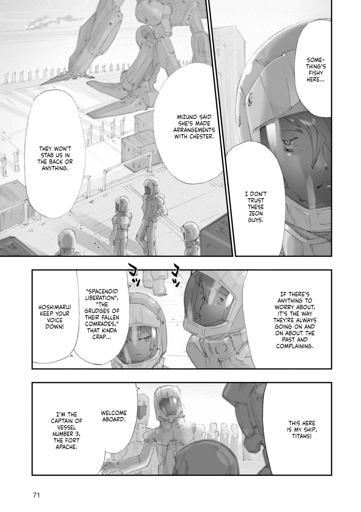 Advance of Zeta Re-Boot: Gundam Inle - Black Rabbit Had a Dream Chapter 6 page 5 - 