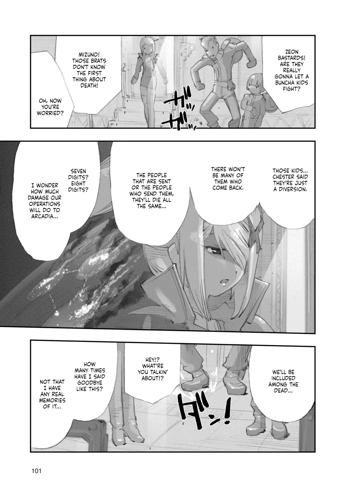 Advance of Zeta Re-Boot: Gundam Inle - Black Rabbit Had a Dream Chapter 7 page 5 - 