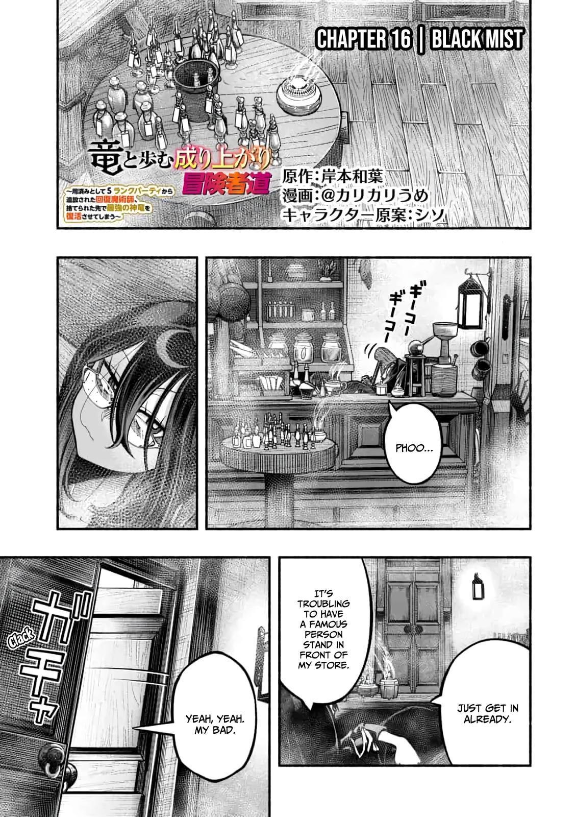 Adventurer with a Dragon: A Healer Banished from an S-Rank Party as Useless, Resurrects the Strongest Divine Dragon in the Place Where He Was Abandoned Chapter 16 page 2 - 