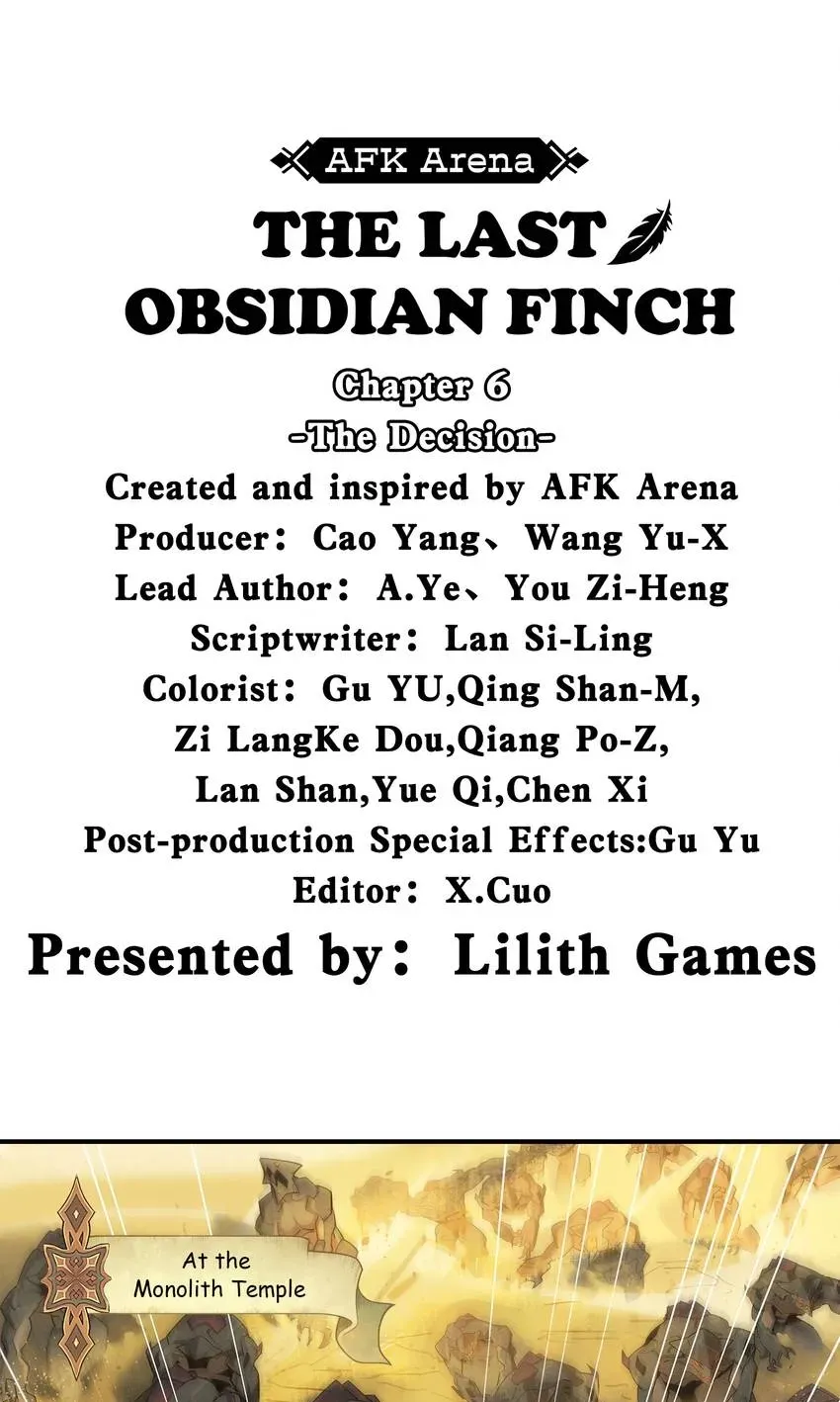 AFK Arena - The Last Obsidian Finch Chapter 6 page 1 - 