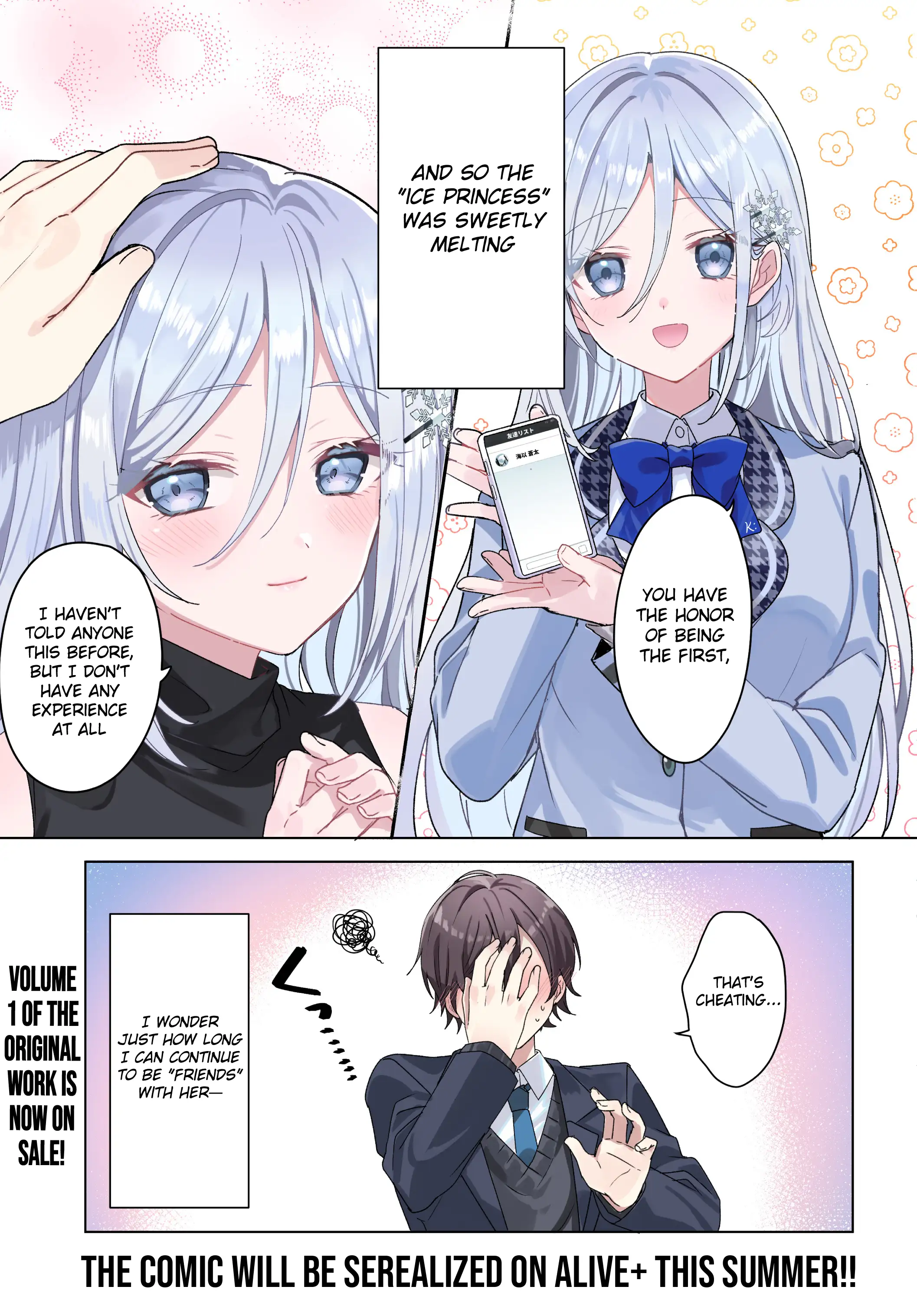 After helping “Ice Princess” from another school, I decided to start as a friend Chapter 0.1 page 5 - 