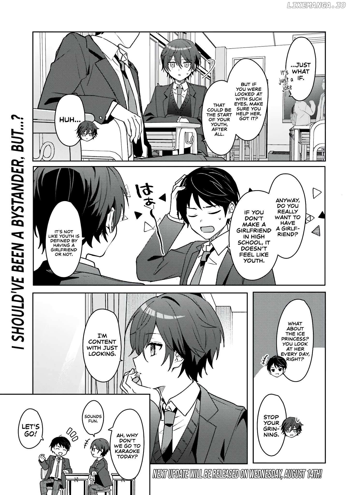 After helping “Ice Princess” from another school, I decided to start as a friend Chapter 1.1 page 13 - 