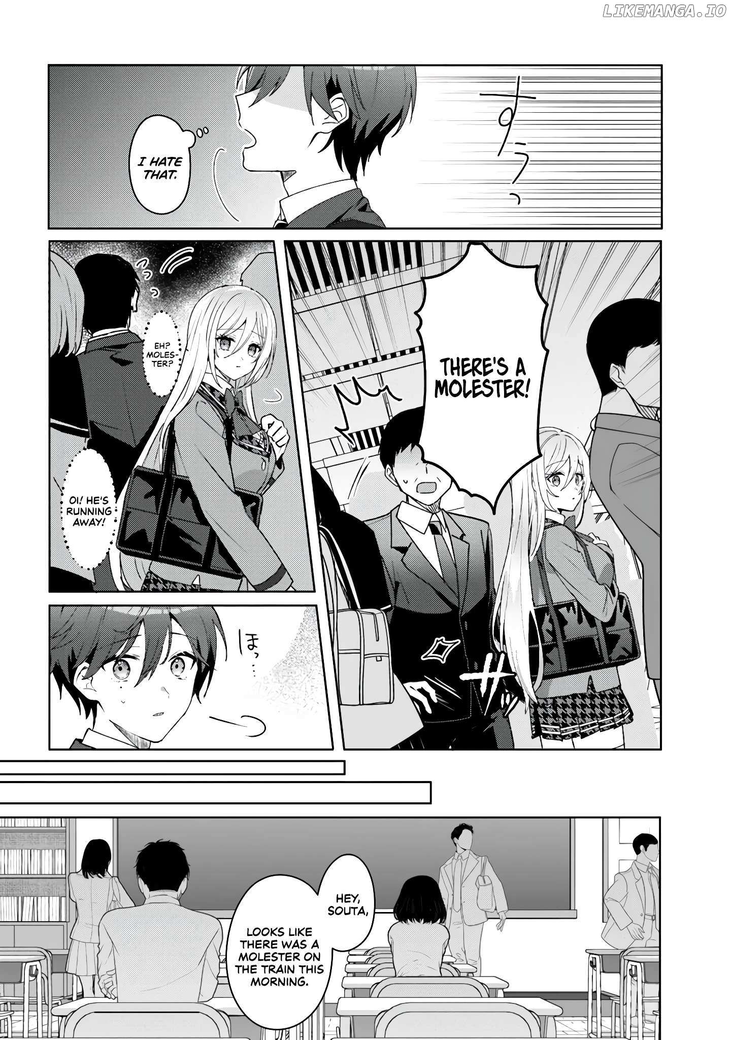 After helping “Ice Princess” from another school, I decided to start as a friend Chapter 1.1 page 10 - 