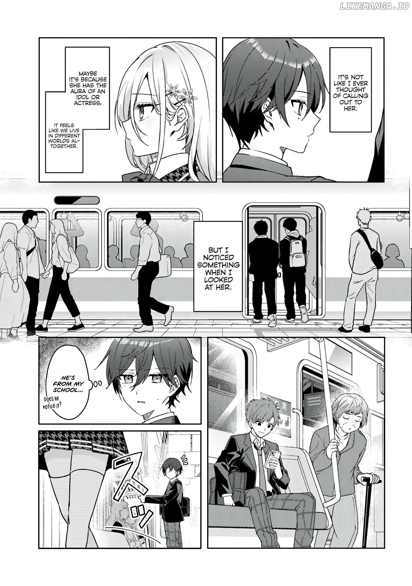 After helping “Ice Princess” from another school, I decided to start as a friend Chapter 1 page 5 - 